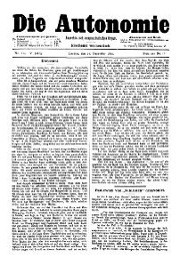 05. Jg. Nr. 114 / 27.12.1890 Die Autonomie London