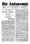 06. Jg. Nr. 128 / 04.04.1891 Die Autonomie London