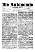 06. Jg. Nr. 147 / 15.08.1891 Die Autonomie London