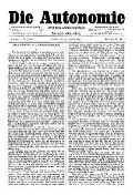 07. Jg. Nr. 171 / 31.01.1892 Die Autonomie London