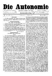 08. Jg. Nr. 209 / 11.02.1893 Die Autonomie London
