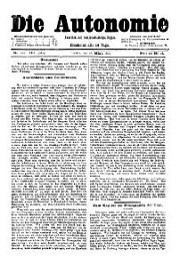 08. Jg. Nr. 210 / 18.02.1893 Die Autonomie London