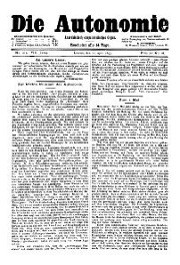08. Jg. Nr. 211 / 22.04.1893 Die Autonomie London
